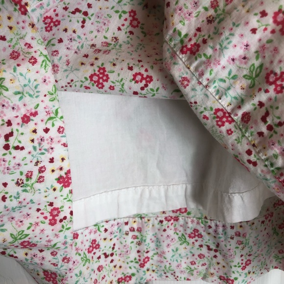 The Oaks Apparel Floral Lined  Girls Dress Size 4 - Picture 6 of 8